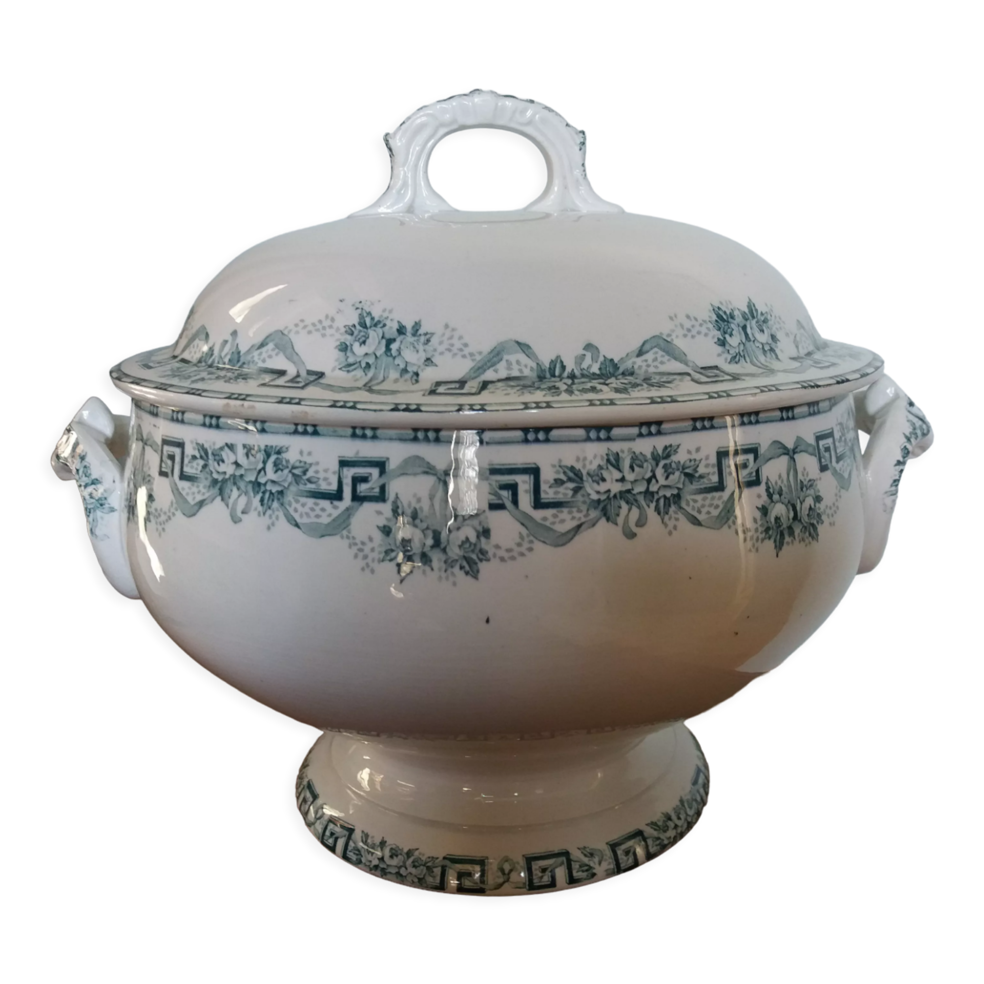 Iron Earth Soup Tureen Moulin des Loups and Hamage Athens Model