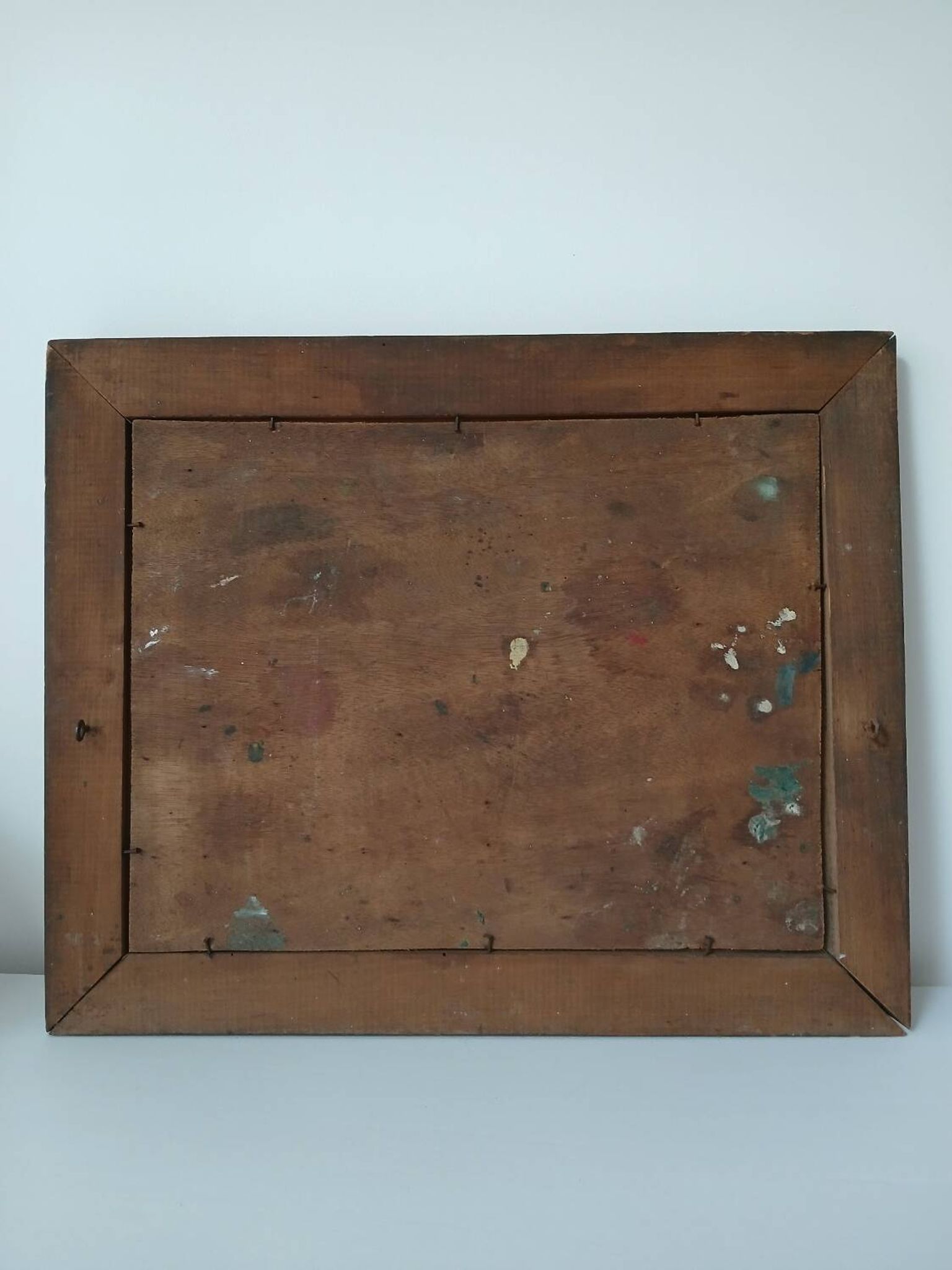 Painting on wood "seaside"