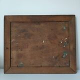 Painting on wood "seaside"