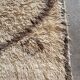 Azilal beige Berber rug - 191 x 79 cm