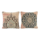 Set of 2 vintage Turkish cushion covers 51x51 cm