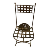 4 chaises en fer