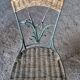 Table ronde en verre & 4 chaises