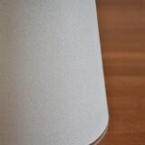 Applique articulée en verre givré blanc et support noir