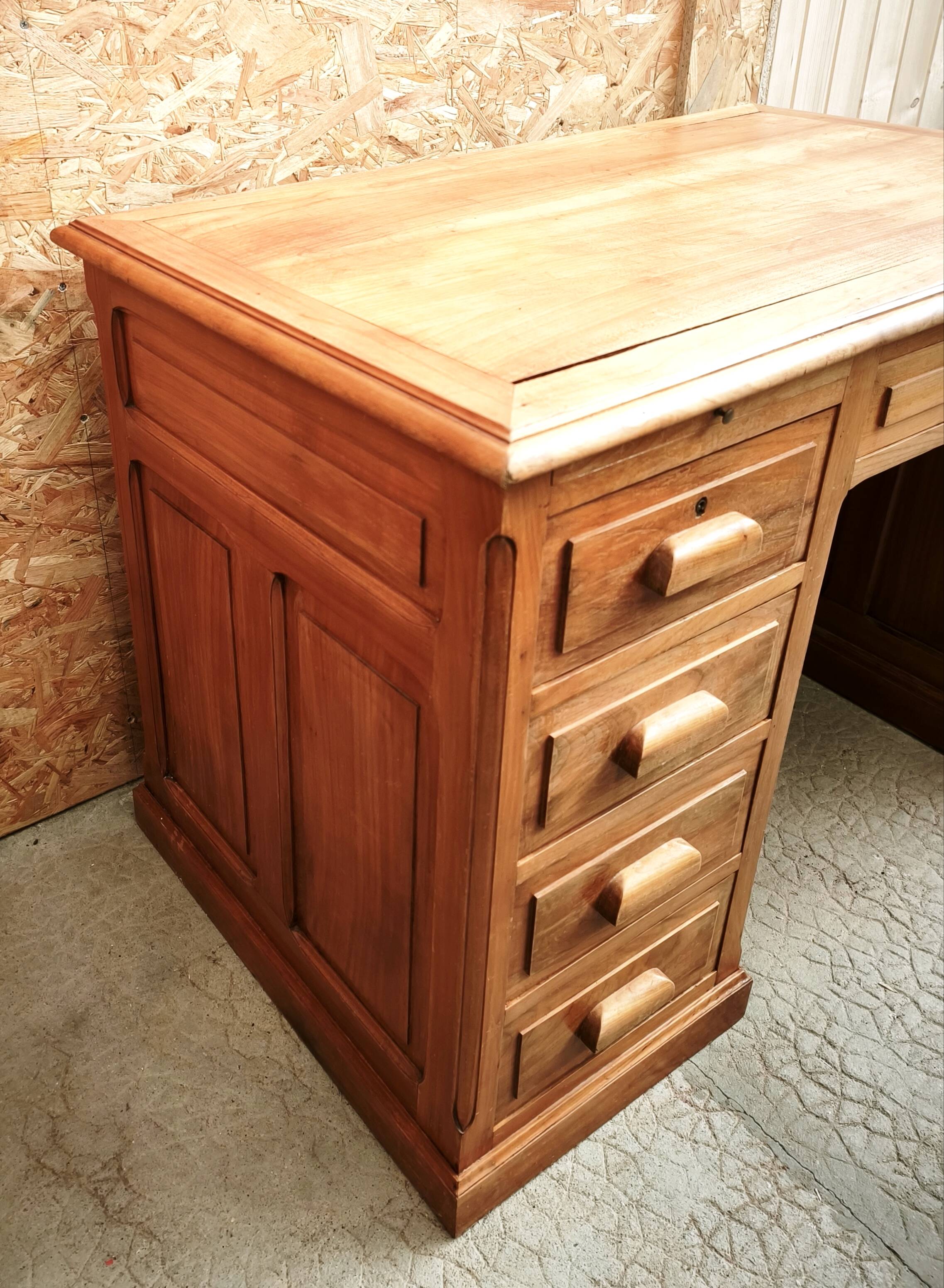 Vintage solid wood desk
