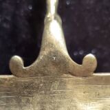 Large bronze hand candle holder