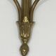 Pair of Louis XVI style bronze wall sconces with quivers