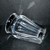 Vase baccarat nelly in crystal cut with flat ribs harcourt 12.5cm