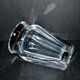 Vase baccarat nelly in crystal cut with flat ribs harcourt 12.5cm