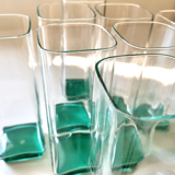 Set of 1970s glasses