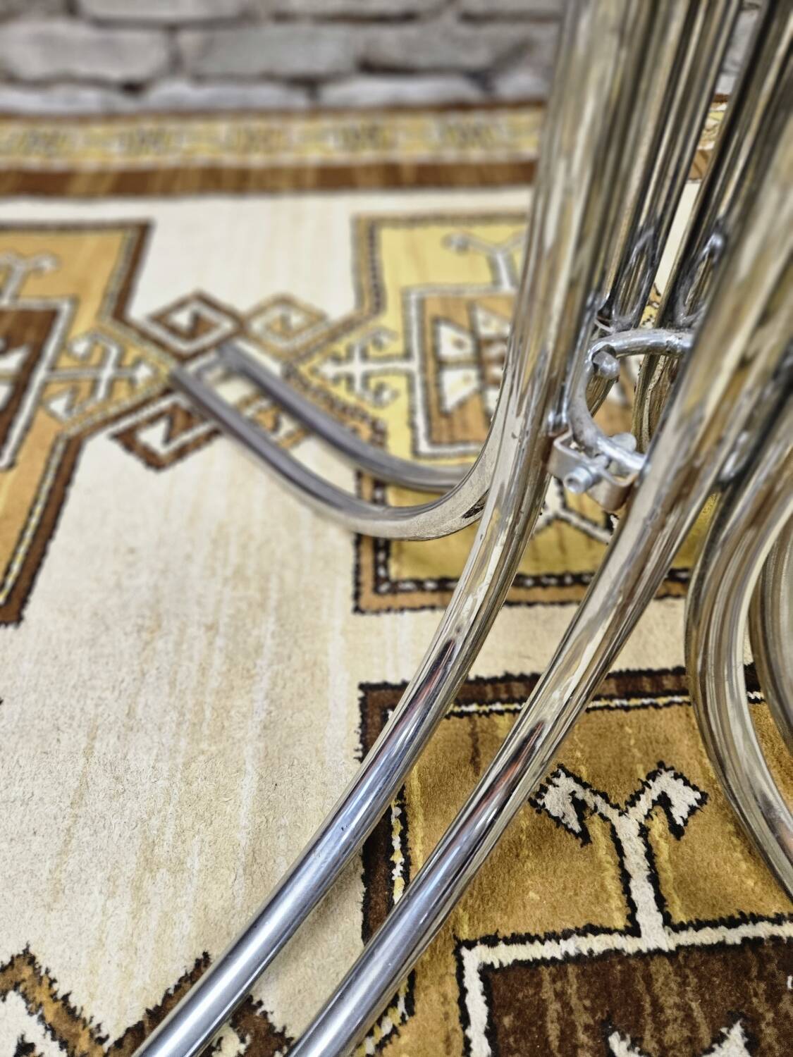 Vintage smoked glass dining table, Italy 1970s