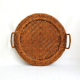 Rattan serving tray