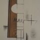 Georges braque: marc's bottle - color stencil