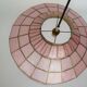 Suspension vintage en nacre rose