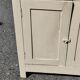 Small Parisian sideboard with one drawer and two doors, white lacquered