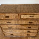 Rattan dresser