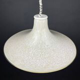 Beige Murano Glass Pendant Light from the Mid-Century, Italy, 1970s