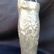 Vase en bronze argenté signé Vital Cornu