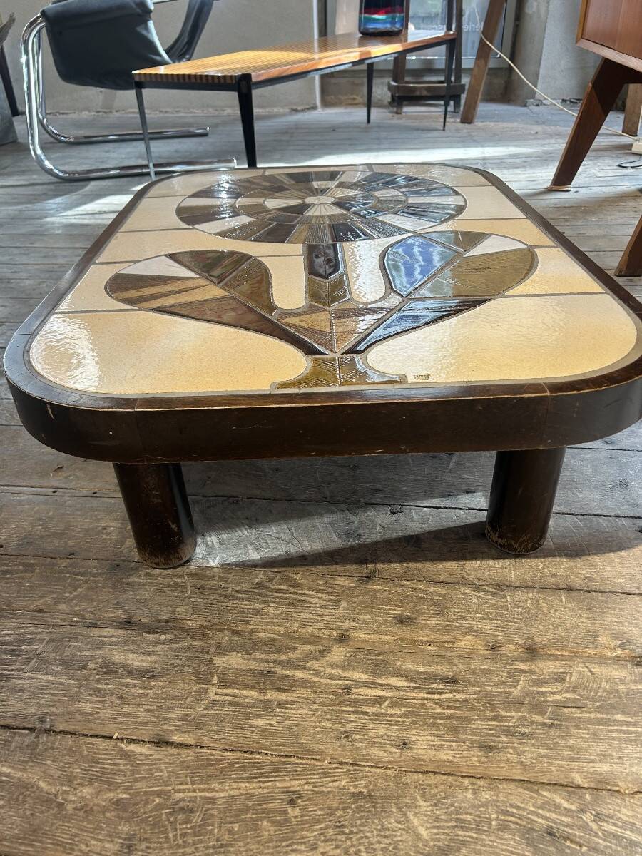 Roger Capron - flower coffee table 1950