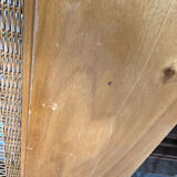 Scandinavian children's bed year 60 with rattan