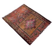 Tapis kurde vintage, 110 x 95 cm
