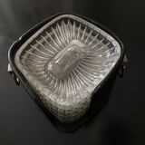 6 individual ashtrays in a leather case