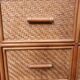 Meuble rotin vintage