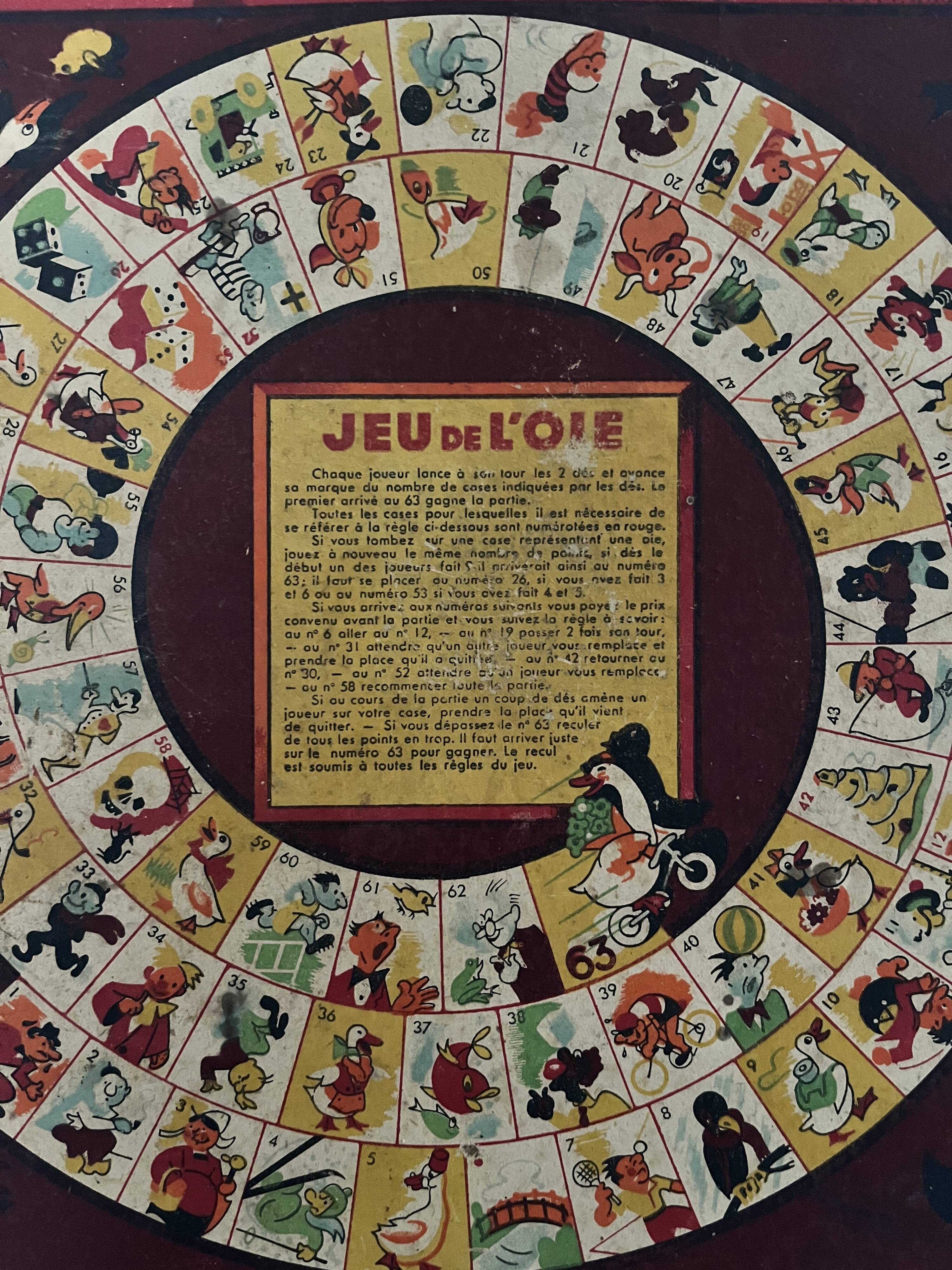 Ancient game of small horses and goose