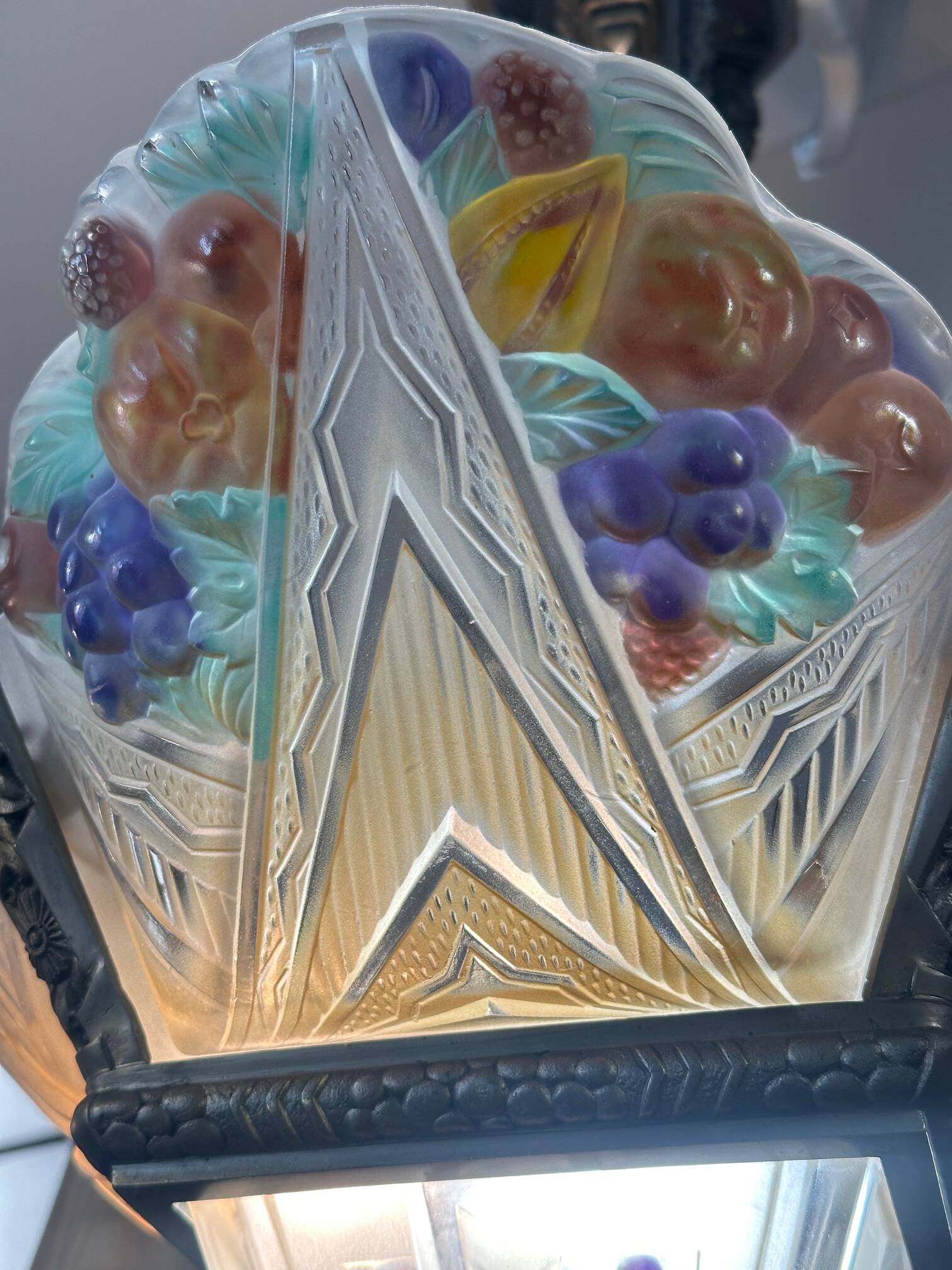 Very beautiful Art Deco chandelier.