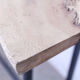Solid wood console & steel