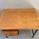 Vintage wood and metal desk from the 60s