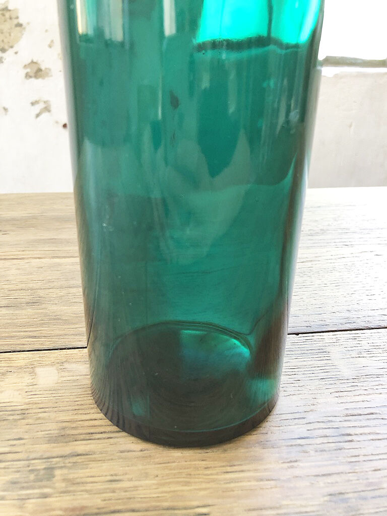Old zinc cork bottle