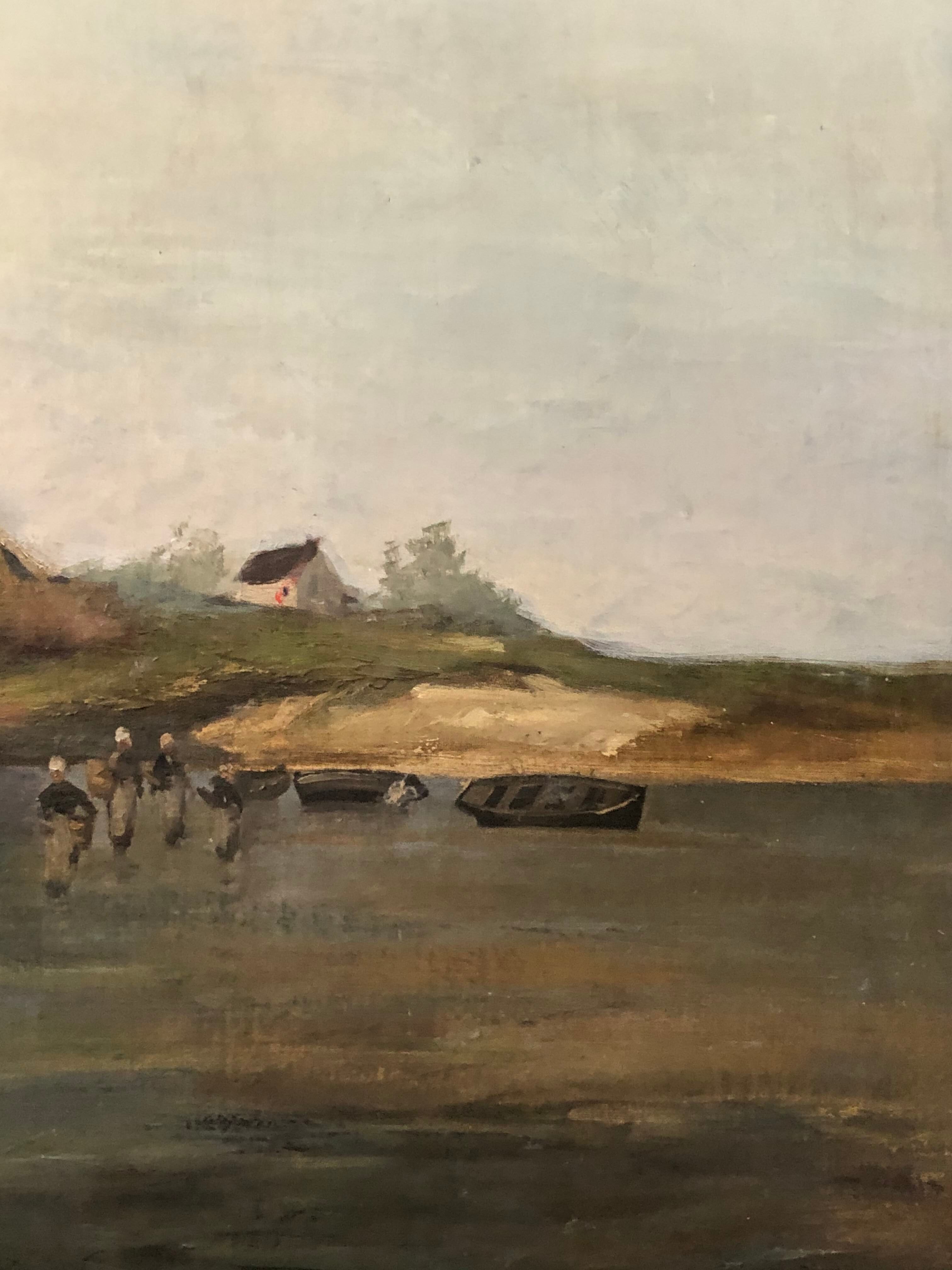 Oil on canvas by Antoine Guillemet (1841 - 1918)