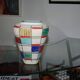 VINTAGE COLORFUL VASE GERMANY 1960