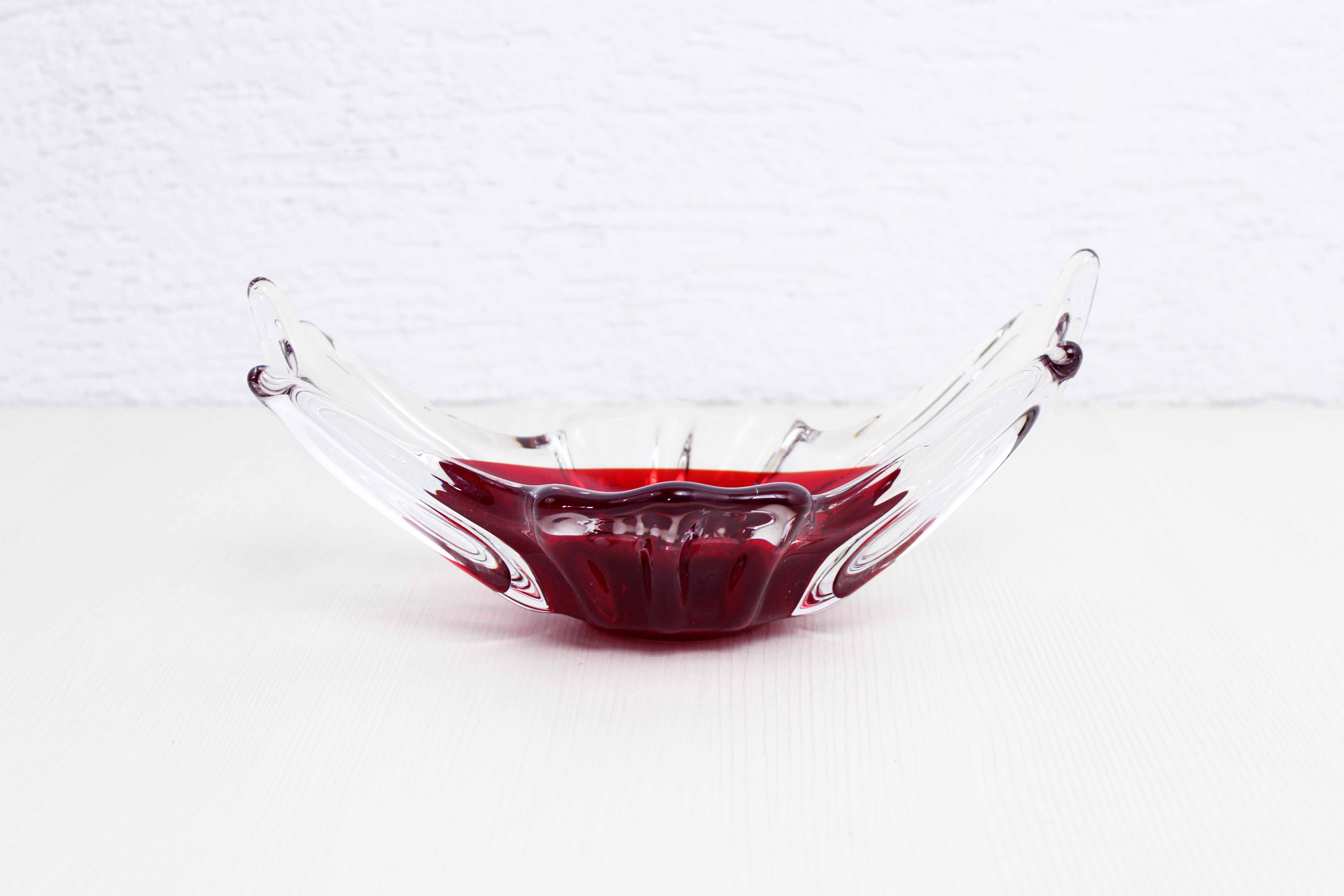 Empty vintage glass pocket