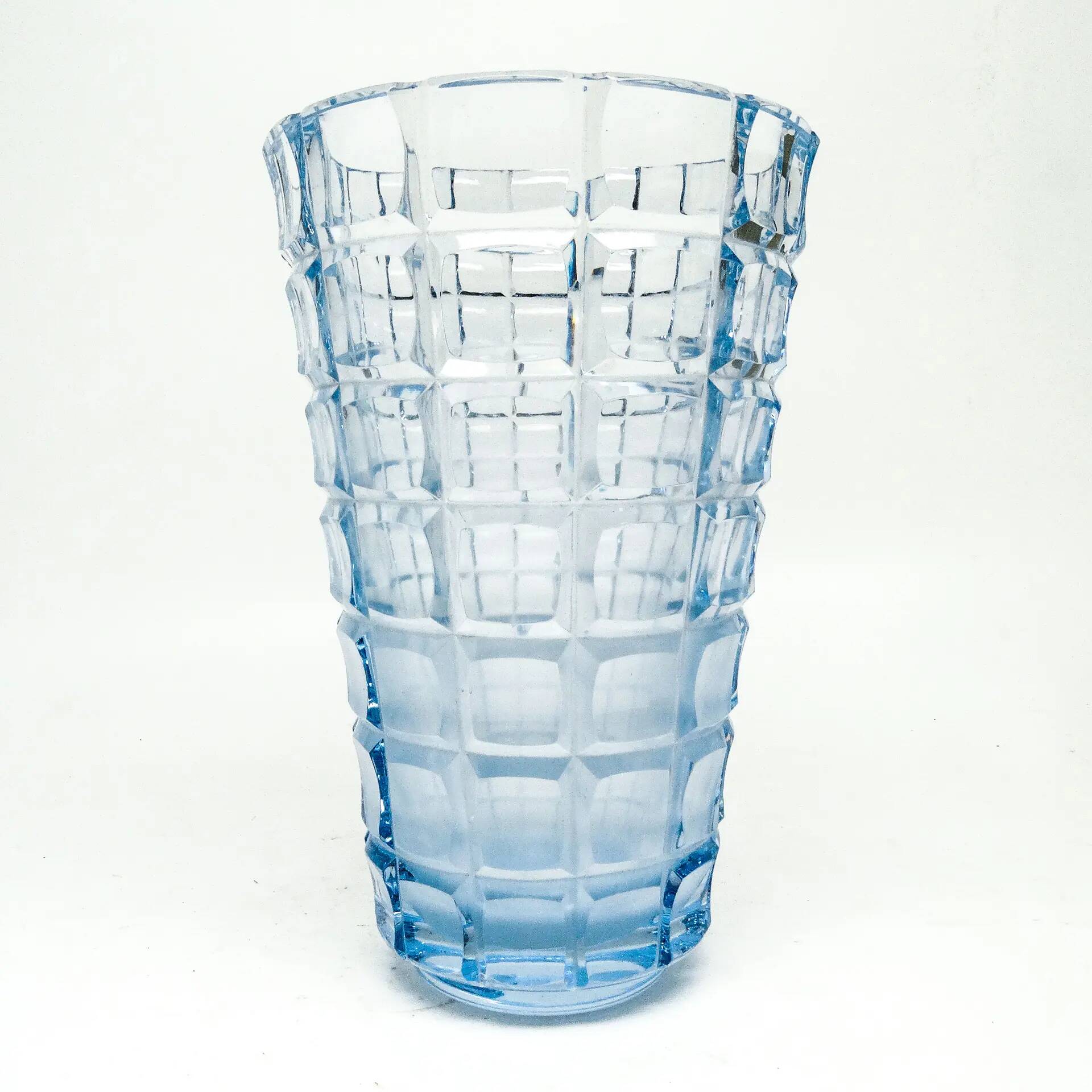 Vase Art Déco, cristal, Moser, Tchécoslovaquie, années 1930