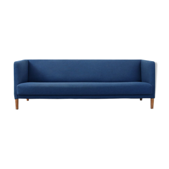 Blue sofa by Hans J. Wegner for Johannes Hansen