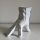 Surreal ceramic vase in the shape of a white glove by Leo Bonassera., 1970