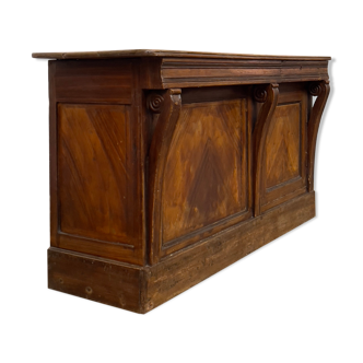 Former wooden trading counter