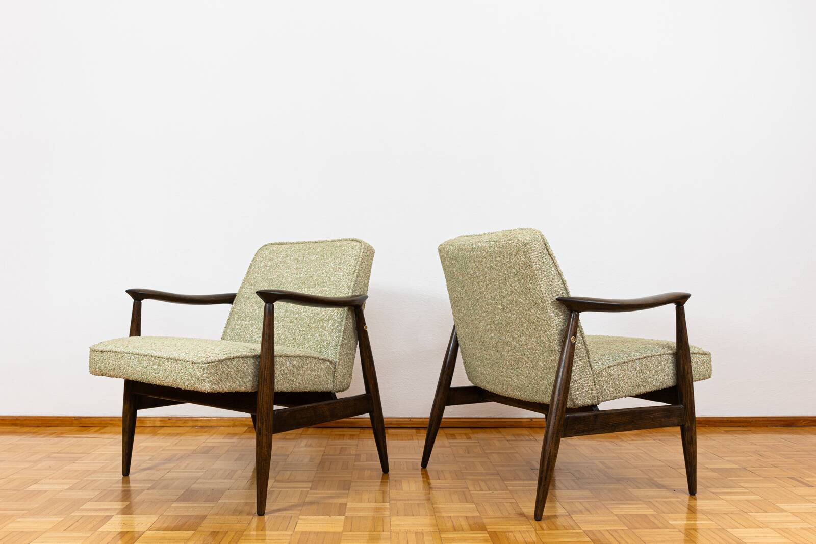 Paire de fauteuils GFM87 par Juliusz Kędziorek, Pologne, 1960
