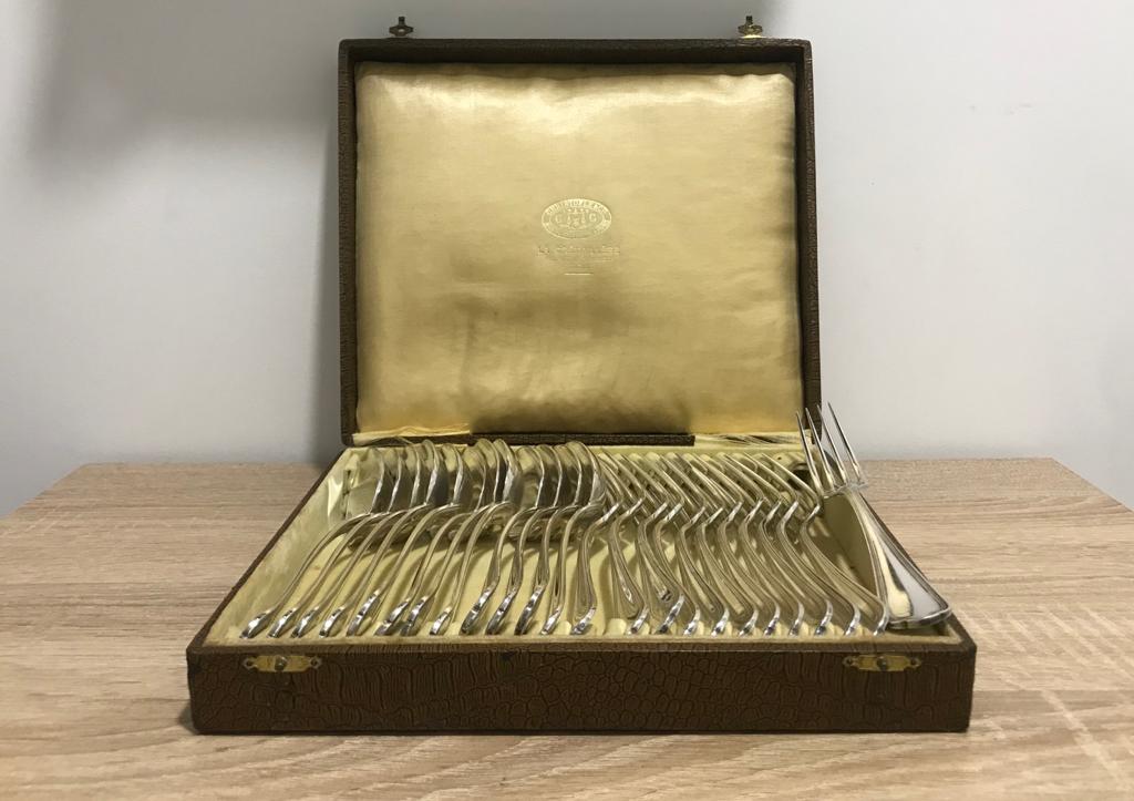 24 old covers in Silver Metal Christofle