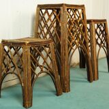 Set of 3 rattan harnesses