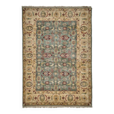 Tapis Oushak en laine noué à la main turc 297 cm x 417 cm