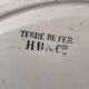 Large oval dish HB&Cie Terre de Fer