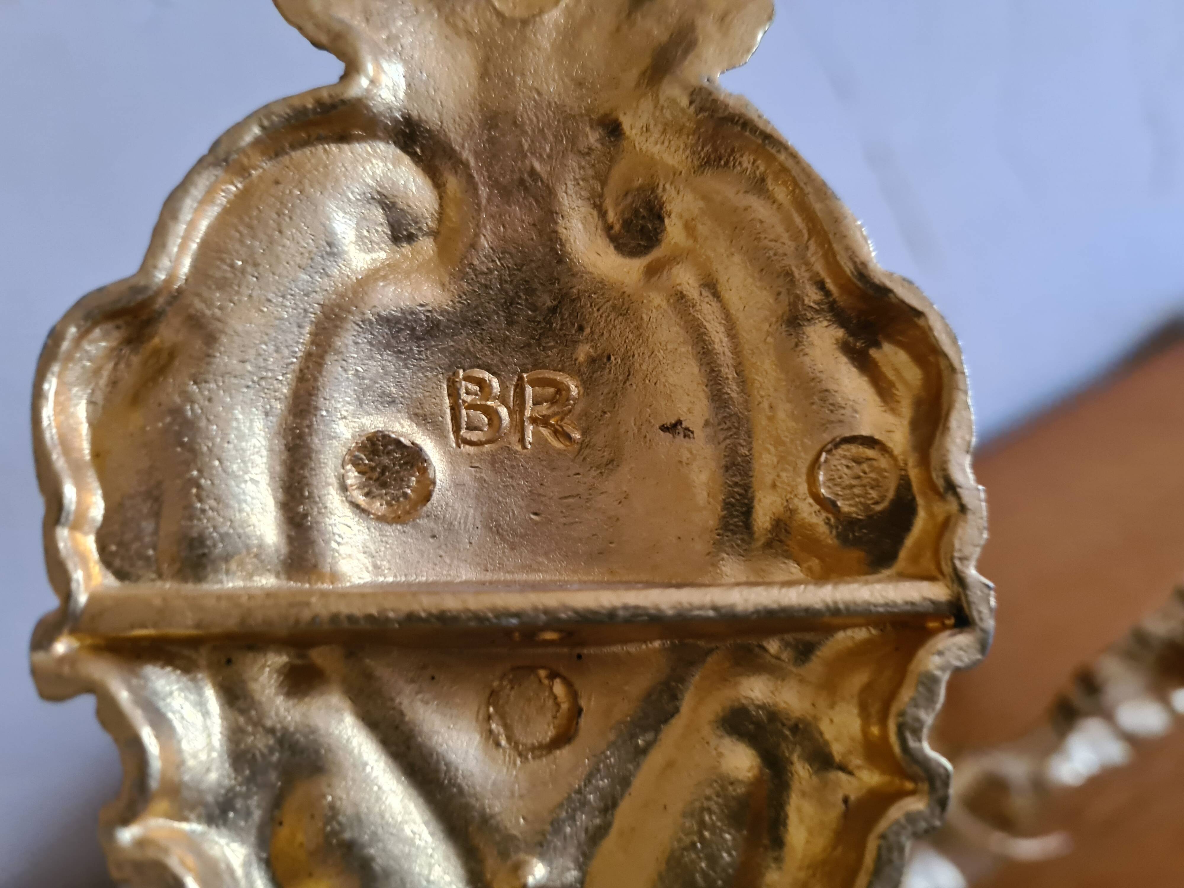 Pair of opaline and gilded brass wall lights
