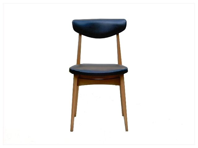 Set of 4 renovated scandinavian vintage chairs