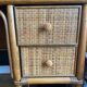 Rattan and wicker desk and chair 1960