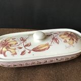 Faience brush holder