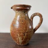 Vintage pyrite stoneware pitcher