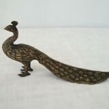 Brass peacock